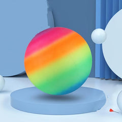 Rainbow Playground Ball Set - 6 9 Inch Kickballs for Kids & Adults