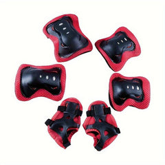 6 Piece Knee Pad Kid's Roller Skating Protector Shoes