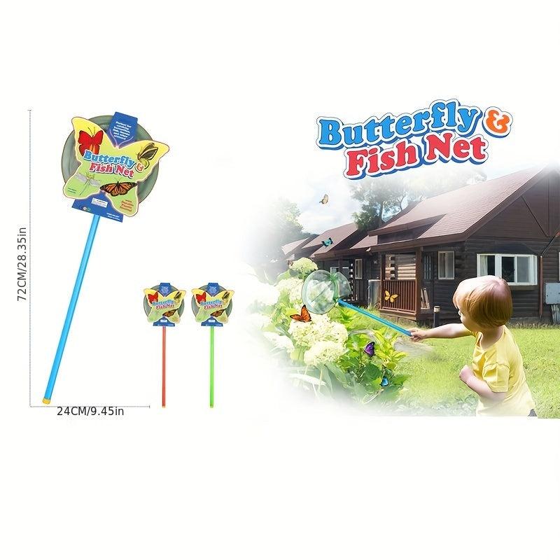Kids Butterfly Catching Net Set - Outdoor Insect Fun