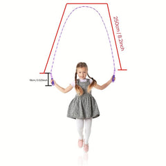 Bamboo Jump Rope for Kids - Tangle-Free Fitness Equipment