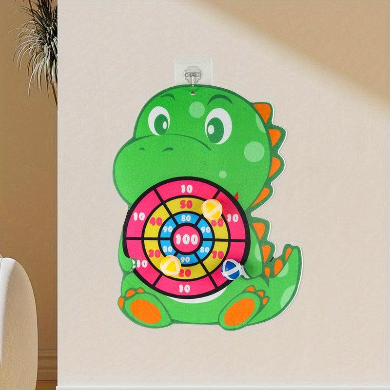 Large Kids Dart Board with 12 Sticky Balls - Indoor/Outdoor Fun Game