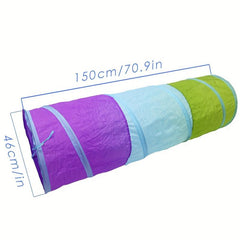 Kids' Foldable Crawling Tunnel for Indoor and Outdoor Fun