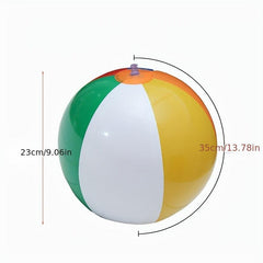 Inflatable Beach Ball Rainbow Ball Water Polo Play Toy 6 Balls 35-56 cm