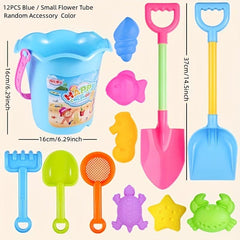 Kids Beach Adventure Water Play Sand Shovel & Bucket Set