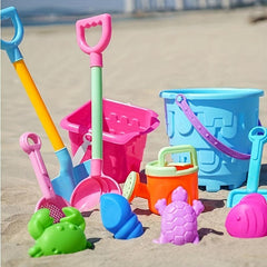Kids Beach Adventure Water Play Sand Shovel & Bucket Set