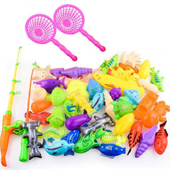 40pc Magnetic Fishing Set Inflatable Pool Party Game for Kids