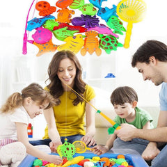 40pc Magnetic Fishing Set Inflatable Pool Party Game for Kids