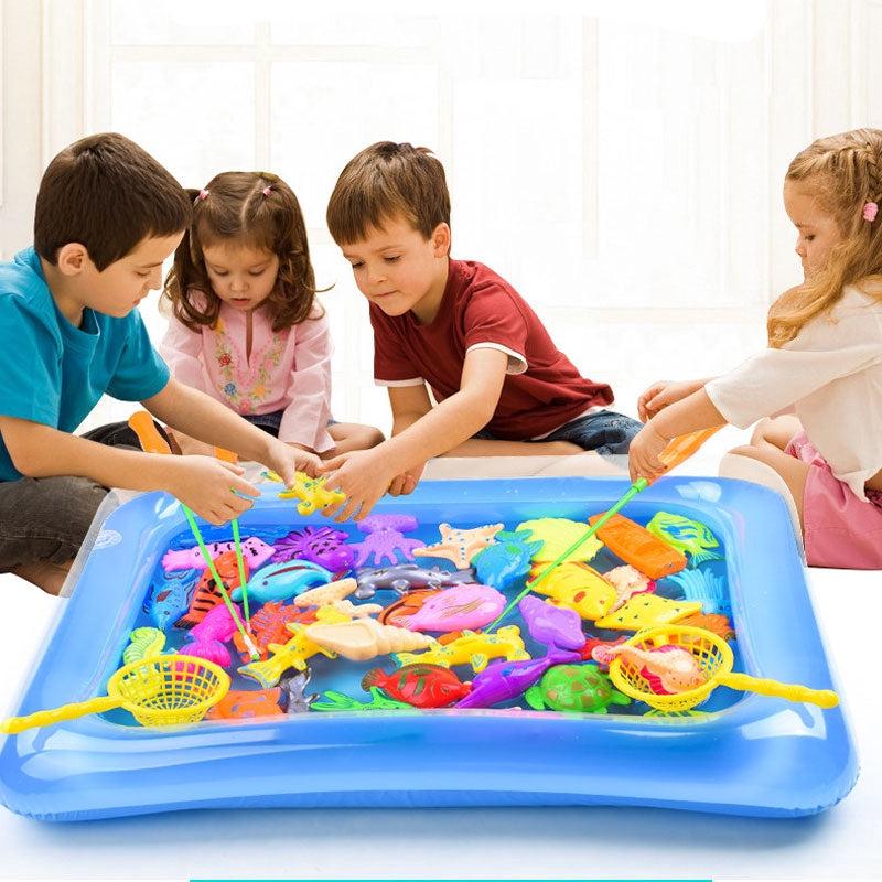 40pc Magnetic Fishing Set Inflatable Pool Party Game for Kids