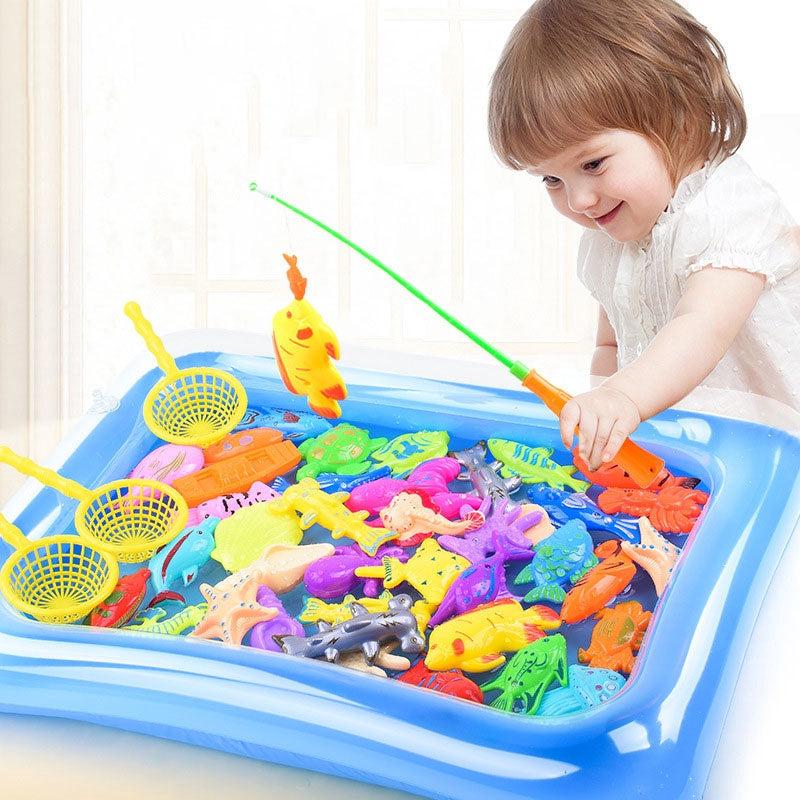 40pc Magnetic Fishing Set Inflatable Pool Party Game for Kids
