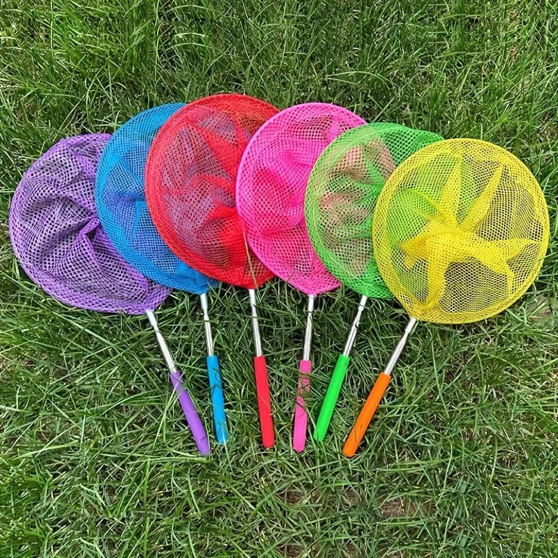 Kids Stainless Steel Telescopic Fishing Net for Butterflies and Insects