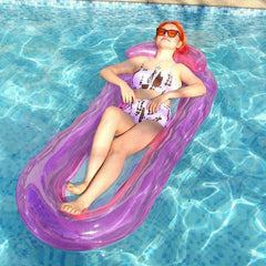 Portable Inflatable Water Bed for Beach and Pool - Relaxation and Vacation
