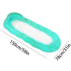 Portable Inflatable Water Bed for Beach and Pool - Relaxation and Vacation