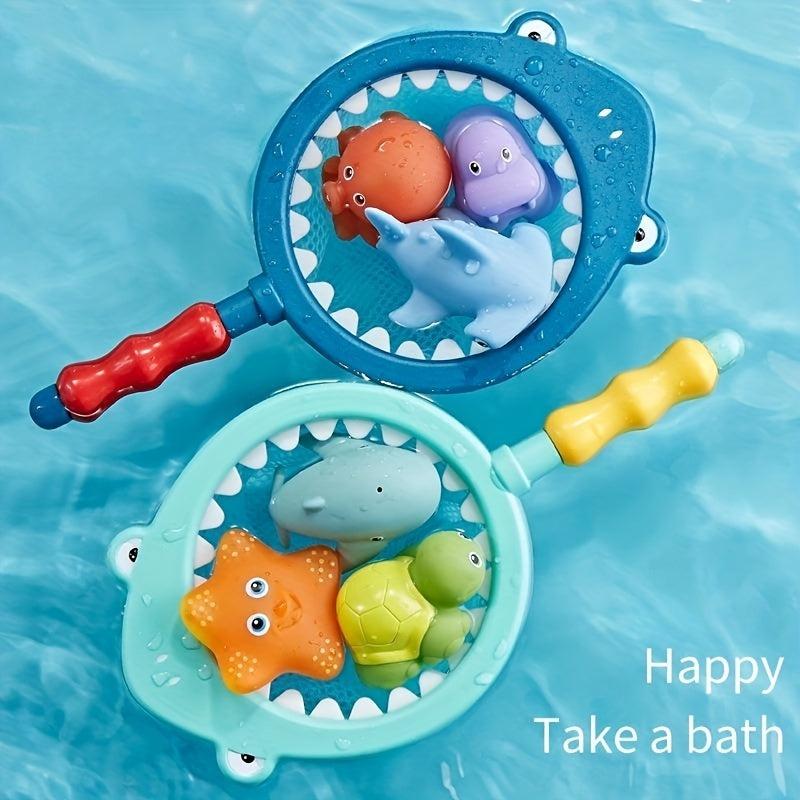 Baby Water Spray Shark Fishing Bath Toy