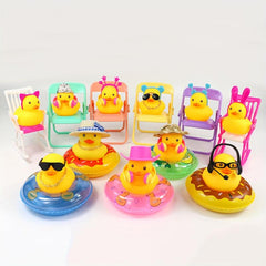 5-Piece Set Inflatable Mini Swimming Ring for Kids Bathtub Water Game