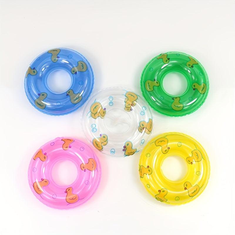 5-Piece Set Inflatable Mini Swimming Ring for Kids Bathtub Water Game