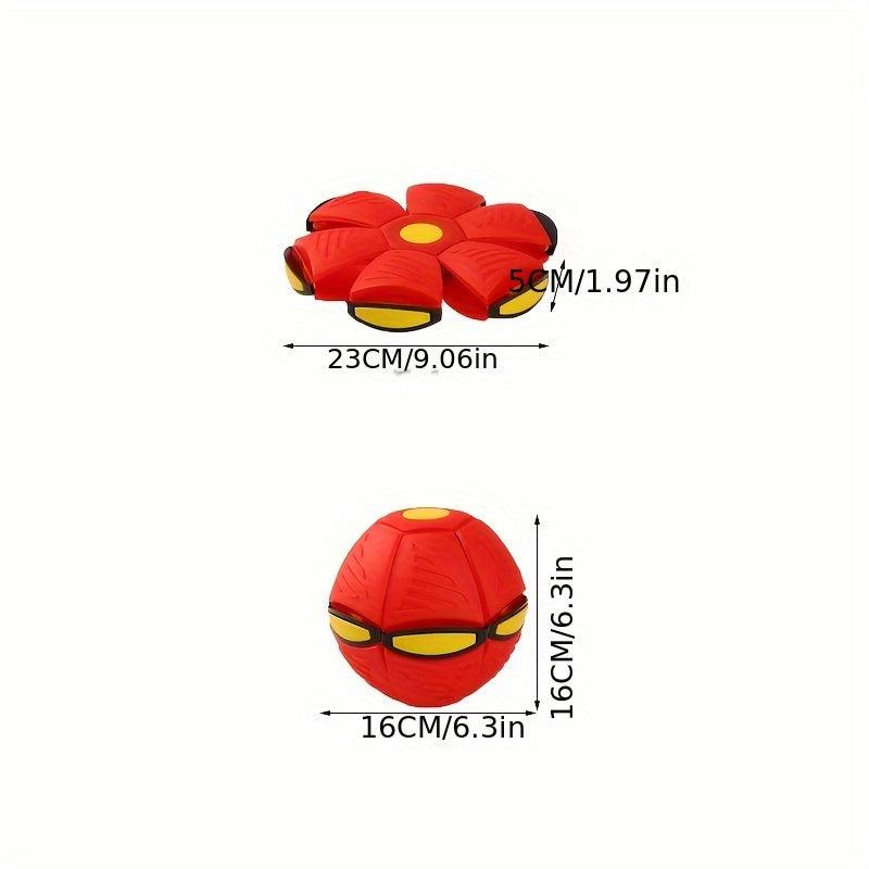 Elastic Deformed Flying Saucer Ball Outdoor Educational Toy
