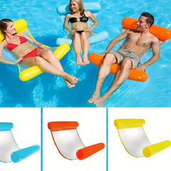 Water Inflatable Hammock Sofa Floating Bed Summer Backrest Floating Deck Chair