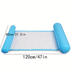 Water Inflatable Hammock Sofa Floating Bed Summer Backrest Floating Deck Chair