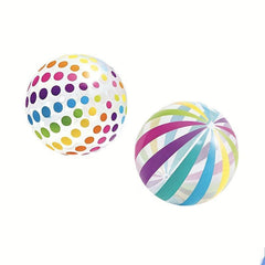 Inflatable Dot Striped Beach Ball PVC