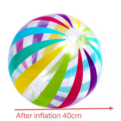 Inflatable Dot Striped Beach Ball PVC