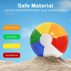 3pcs Inflatable Beach Balls for Kids & Toddlers Pool Games
