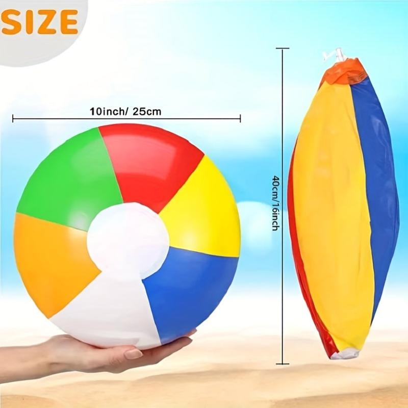 3pcs Inflatable Beach Balls for Kids & Toddlers Pool Games