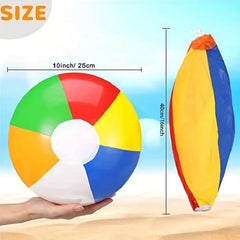 3pcs Inflatable Beach Balls for Kids & Toddlers Pool Games