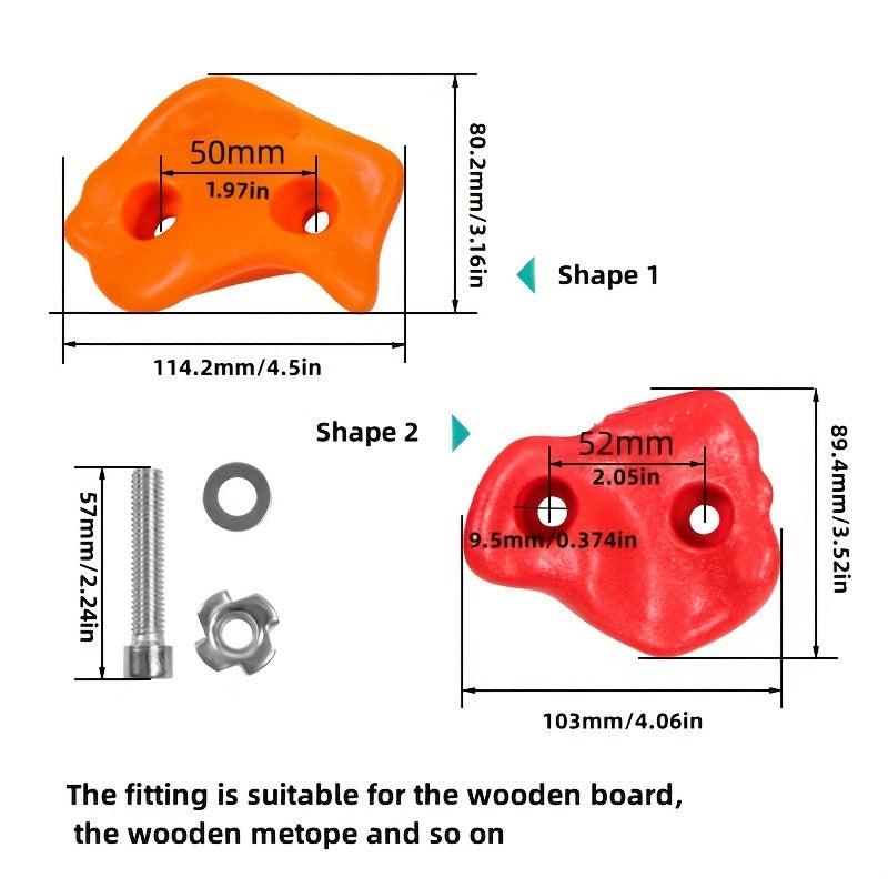 Mixed Plastic Kids Rock Climbing Wall Pan Indoor Playground