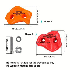 Mixed Plastic Kids Rock Climbing Wall Pan Indoor Playground