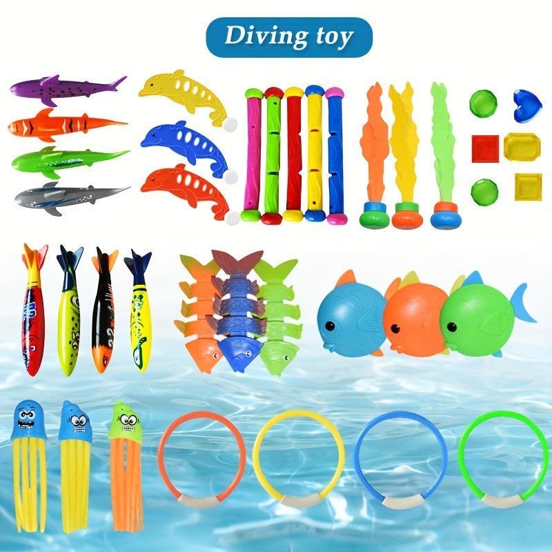 Shark Rocket Throwing Toy for Kids - Dive Dolphin Pool Game