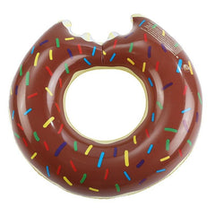 PVC Inflatable Sweet Donut Swim Ring for Adults and Kids