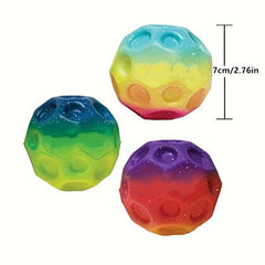 PU High Elastic Moon Children's Indoor And Outdoor Pat Ball