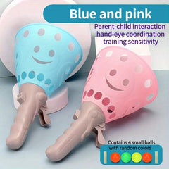 Double Butt Catapult Ball Toy Set - Family Parent Child Birthday Gift