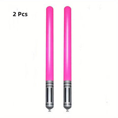 2 PCS Inflatable Laser Sword Toys Game Props Birthday Party Concert Pool Gift