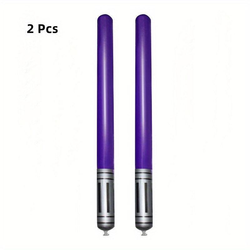2 PCS Inflatable Laser Sword Toys Game Props Birthday Party Concert Pool Gift