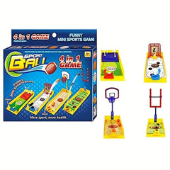 Mini Golf Finger Sports Toys 4 In 1 Interactive Game Set