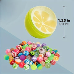10pcs 20pcs Mixed Pattern Elastic Ball 32mm Rubber Ball