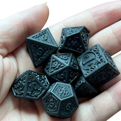 Vintage Polyhedral Dice Set for Table Game Gatherings