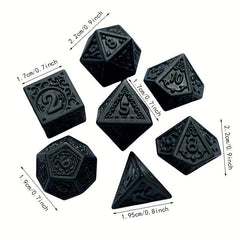 Vintage Polyhedral Dice Set for Table Game Gatherings