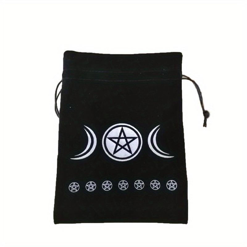 Thick Velvet Tarot Oracle Card Storage Bag Drawstring Bag