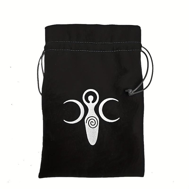 Thick Velvet Tarot Oracle Card Storage Bag Drawstring Bag