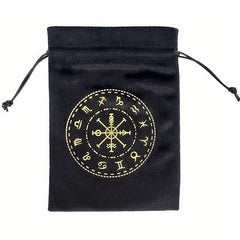 Thick Velvet Tarot Oracle Card Storage Bag Drawstring Bag