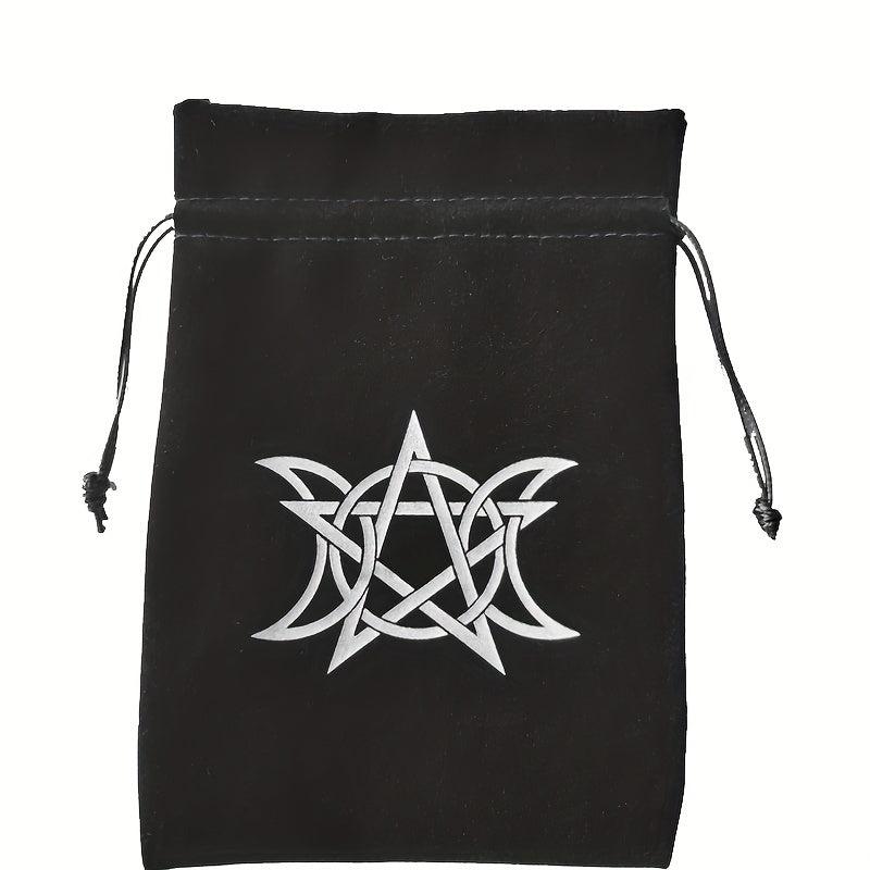 Thick Velvet Tarot Oracle Card Storage Bag Drawstring Bag