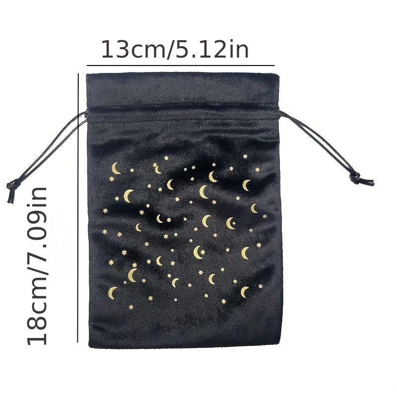 Thick Velvet Tarot Oracle Card Storage Bag Drawstring Bag