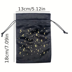 Thick Velvet Tarot Oracle Card Storage Bag Drawstring Bag