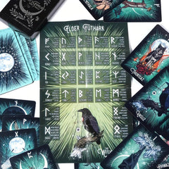 Witch's Familiar Runic Oracle Cards Family Game