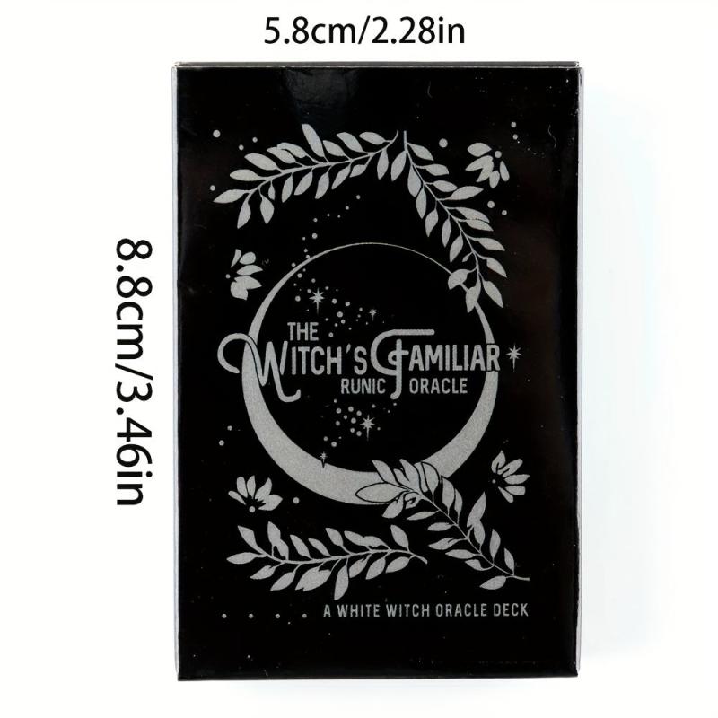 Witch's Familiar Runic Oracle Cards Family Game