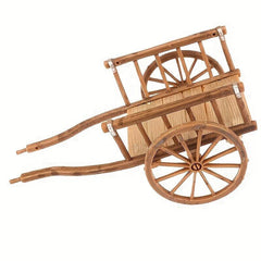 Mini Dollhouse Assembly Cart Scene Decoration