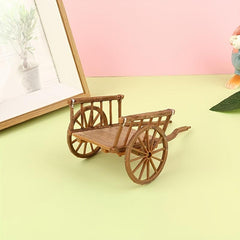 Mini Dollhouse Assembly Cart Scene Decoration