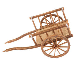 Mini Dollhouse Assembly Cart Scene Decoration